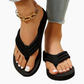 🩴Damen rutschfeste Flip-Flops mit flacher Sohle