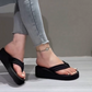 🩴Damen rutschfeste Flip-Flops mit flacher Sohle