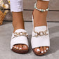 👡✨Orthopädische Sandalen mit goldener Schnalle