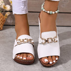 👡✨Orthopädische Sandalen mit goldener Schnalle