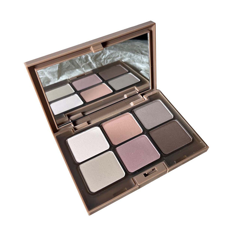 ✨Im Sommer trockene Augen schminken ✨Multifunktionale 6-Farben-Lidschattenpalette