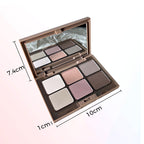 ✨Im Sommer trockene Augen schminken ✨Multifunktionale 6-Farben-Lidschattenpalette