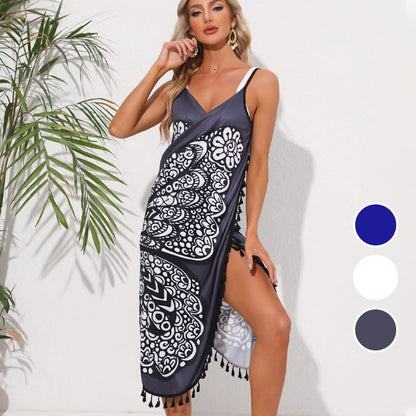 🌊🦋Begrenzte Zeit 50 % Rabatt 🏝️Einteiliges rückenfreies Strandkleid für Damen