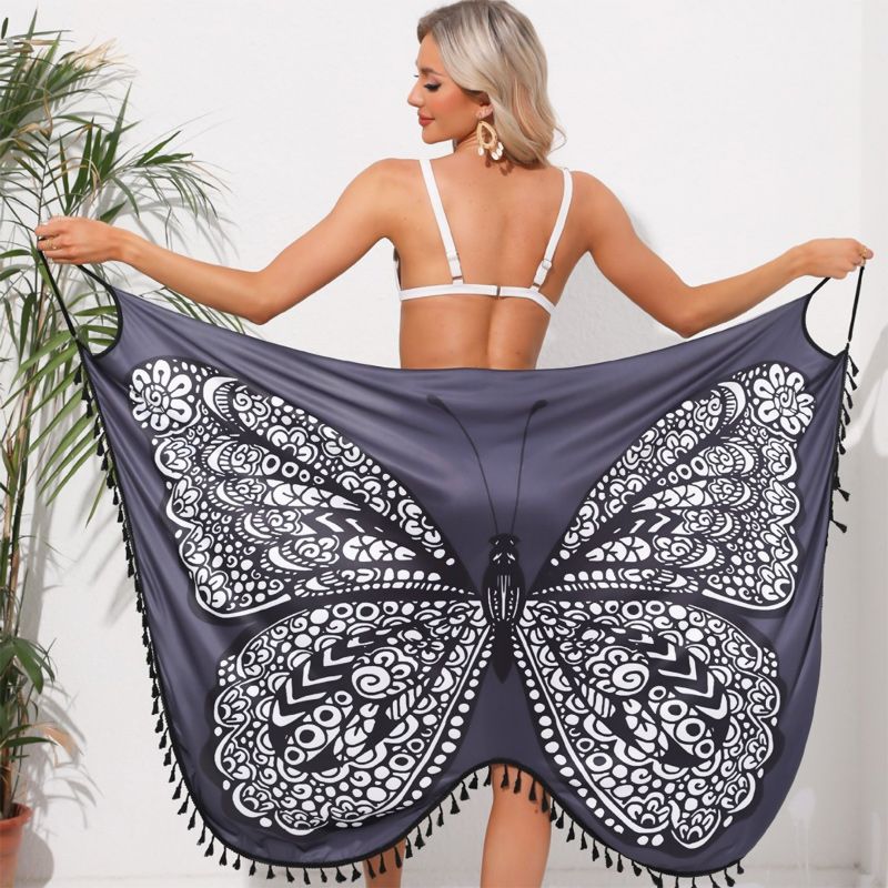 🌊🦋Begrenzte Zeit 50 % Rabatt 🏝️Einteiliges rückenfreies Strandkleid für Damen