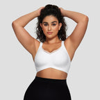 💃Was soll ich morgen tragen?💓Bügelloser nahtloser Push-Up-BH aus Mesh mit V-Ausschnitt für Damen