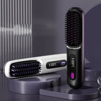 ✨50 % Rabatt🌸Kabelloser beheizbarer Keramikkamm zum Glätten der Haare