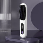 ✨50 % Rabatt🌸Kabelloser beheizbarer Keramikkamm zum Glätten der Haare
