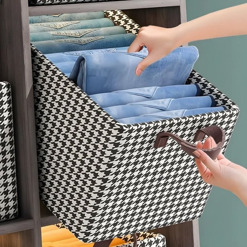 👖 Foldable Jeans Organizer for Closet – Save 60% Space & Find Pants in 1 Second! 🏠-8