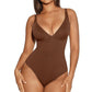 ⏳ Limited time 50% off! 💥V Neck Tummy Control Thong Bodysuit Shapewear