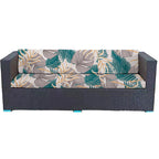 Botanical Print Sofa Cushion Cover