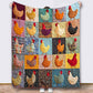 🥰2026 HOT SALE-50% OFF!!🐈Vintage Chicken Print Flannel Blanket