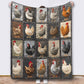 🥰2026 HOT SALE-50% OFF!!🐈Vintage Chicken Print Flannel Blanket