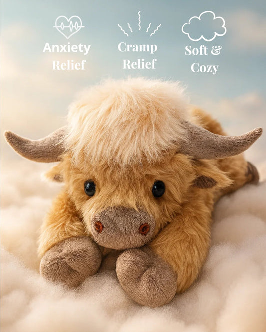 🎁 Your new favorite Christmas gift: The adorable Highland cow plushie! 🐮✨