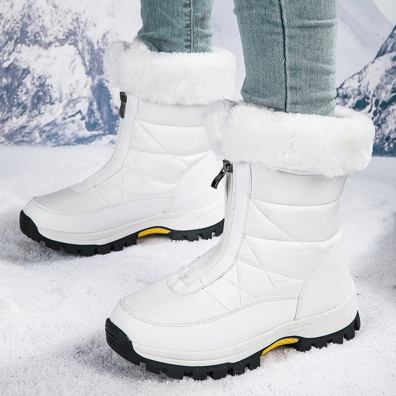 🔥Solange der Vorrat reicht 50 % Rabatt!🎉Rutschfeste, warme Schneestiefel mit Reißverschluss für Damen