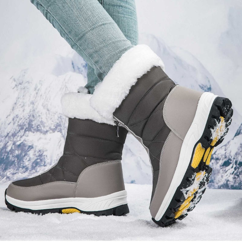 🔥Solange der Vorrat reicht 50 % Rabatt!🎉Rutschfeste, warme Schneestiefel mit Reißverschluss für Damen