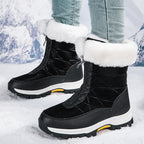 🔥Solange der Vorrat reicht 50 % Rabatt!🎉Rutschfeste, warme Schneestiefel mit Reißverschluss für Damen