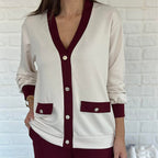 💖 💖Zeitlich begrenztes Angebot – 50 % Rabatt💥💥Zweiteiliges Freizeit-Set für Damen in Blockfarben