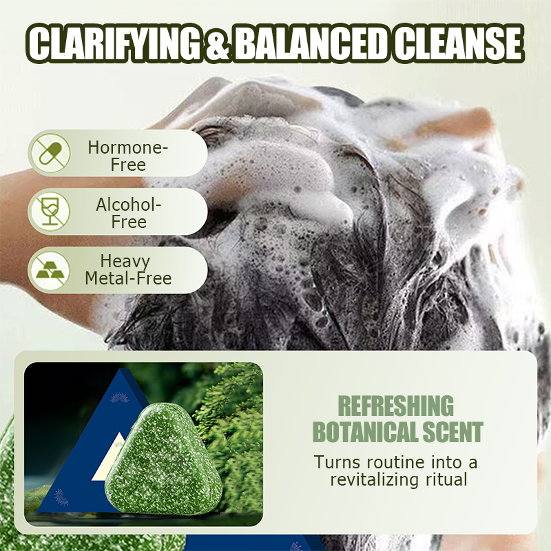 💖Räumungsverkauf 💖 Natürliches festes Shampoo zur Stärkung der Haare