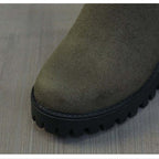 🎅🎁Weihnachtsangebot – 50 % Rabatt⏳Damen bequeme Stiefeletten mit Blockabsatz