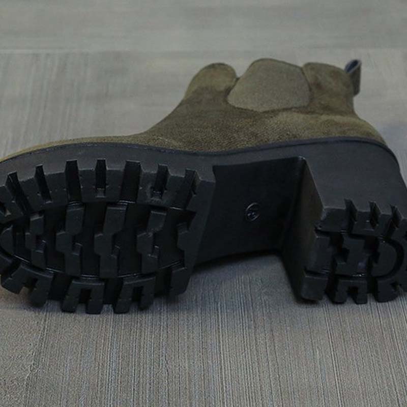 🎅🎁Weihnachtsangebot – 50 % Rabatt⏳Damen bequeme Stiefeletten mit Blockabsatz