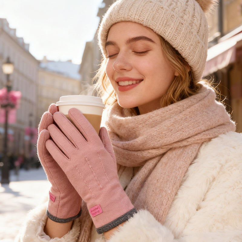 🎅🎁Weihnachtsangebot – 50 % Rabatt⏳Winddichte, warme Handschuhe mit Touchscreen-Funktion und rutschfestem Griff