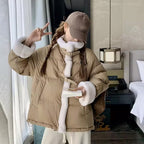 💖 💖Zeitlich begrenztes Angebot – 50 % Rabatt💥💥💕Dicke, warme, kurze Jacke für Frauen mit Naht