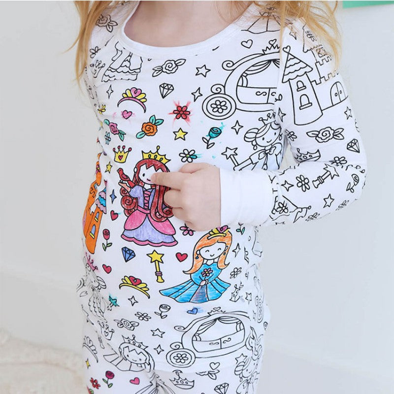 🎅Weihnachtsverkauf 50% Rabatt🌸Selbermach-Cartoon-Pyjamas für Kinder
