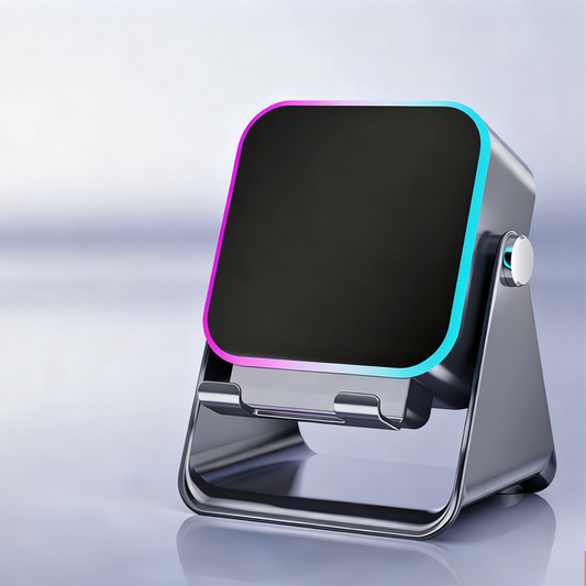 5-in-1 Wireless Induktions-Lautsprecher mit verstellbarem Telefonständer