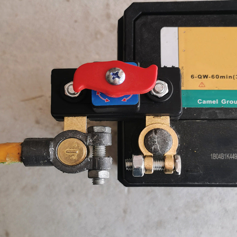 🔥One-Hand Operation🔥Car Battery Disconnect Switch – Protect Your Car Battery & Cut Power Instantly!-2