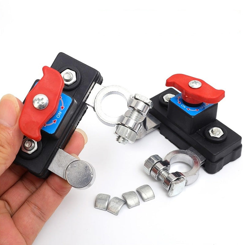 🔥One-Hand Operation🔥Car Battery Disconnect Switch – Protect Your Car Battery & Cut Power Instantly!-4