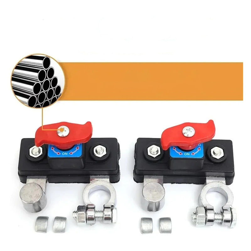 🔥One-Hand Operation🔥Car Battery Disconnect Switch – Protect Your Car Battery & Cut Power Instantly!-5