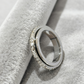 【📍Exquisite Collection📍】Titanium Steel Rotatable Spinner Ring with Zirconia💍
