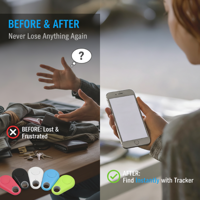 Anti-Lost Bluetooth Tracker for Keys & Pets-5