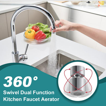 🔥 LETZTER TAG DER AKTION - 50 % RABATT 🚰✨ 360° Drehbarer Wasserhahn mit 2-in-1-Funktion & Trinkwassersprudler – Präzise Armaturen für flexibles, nachhaltiges Kochen! 🌱💧