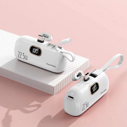 【Begrenztes Angebot: 66 % Rabatt!】 ChargeGo™ 5000 mAh Mini-Powerbank – Ultraportabel &  Universell kompatibel🔋📱