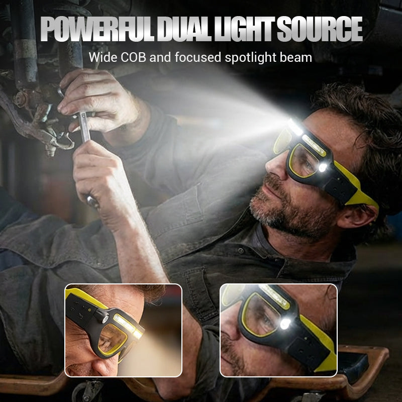 ✨Rechargeable LED Glasses Headlamp-6