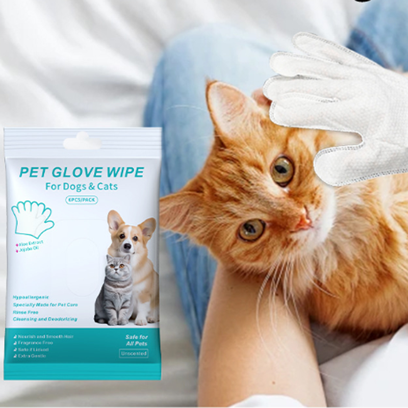 Convenient Efficient Pet Wash-Free Wipes Gloves-7