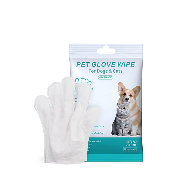 Convenient Efficient Pet Wash-Free Wipes Gloves-9