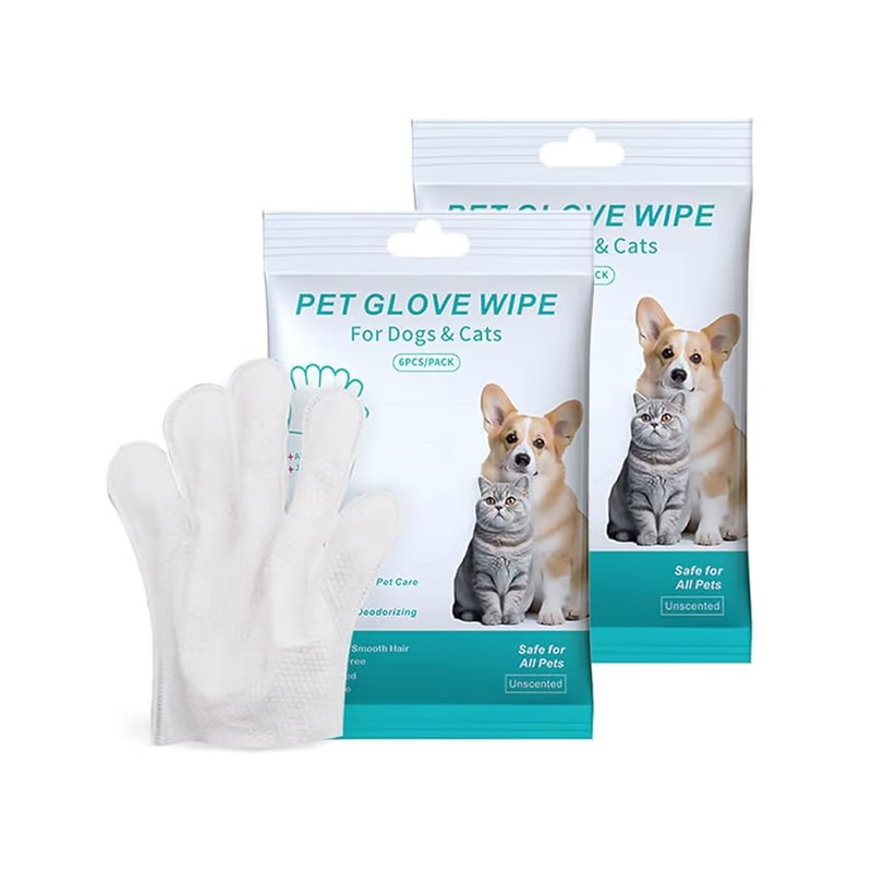 Convenient Efficient Pet Wash-Free Wipes Gloves-10
