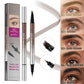 🏆 Last Day Special Price £9.99! 🔥Buy 1 Get 1 Free🎁2-in-1 Waterproof Liquid Brow Pen💕