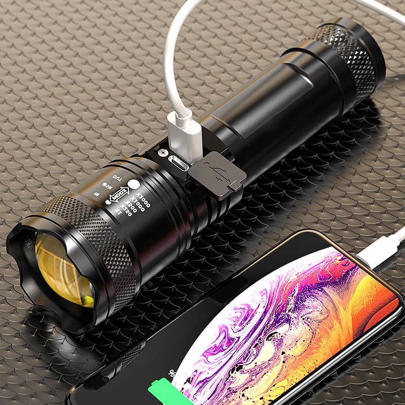 Super Strong Light Zoomable Flashlight-3