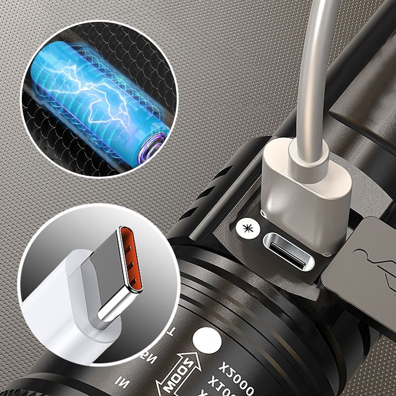 Super Strong Light Zoomable Flashlight-9