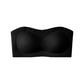Womens Strapless Bras Push Up Bandeau Bra Non Slip Wireless Supportive Padded Bras Seamless Comfortable Tube Jelly Bra