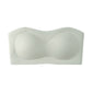 Womens Strapless Bras Push Up Bandeau Bra Non Slip Wireless Supportive Padded Bras Seamless Comfortable Tube Jelly Bra