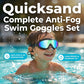 Anti-Fog Kids Swimming Goggles with Earplugs & Nose Clip
