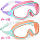 Anti-Fog Kids Swimming Goggles with Earplugs & Nose Clip