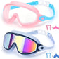Anti-Fog Kids Swimming Goggles with Earplugs & Nose Clip