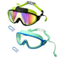 Anti-Fog Kids Swimming Goggles with Earplugs & Nose Clip