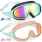 Anti-Fog Kids Swimming Goggles with Earplugs & Nose Clip