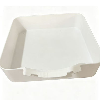Universell avløpsbeholder for frontmontert vaskemaskin